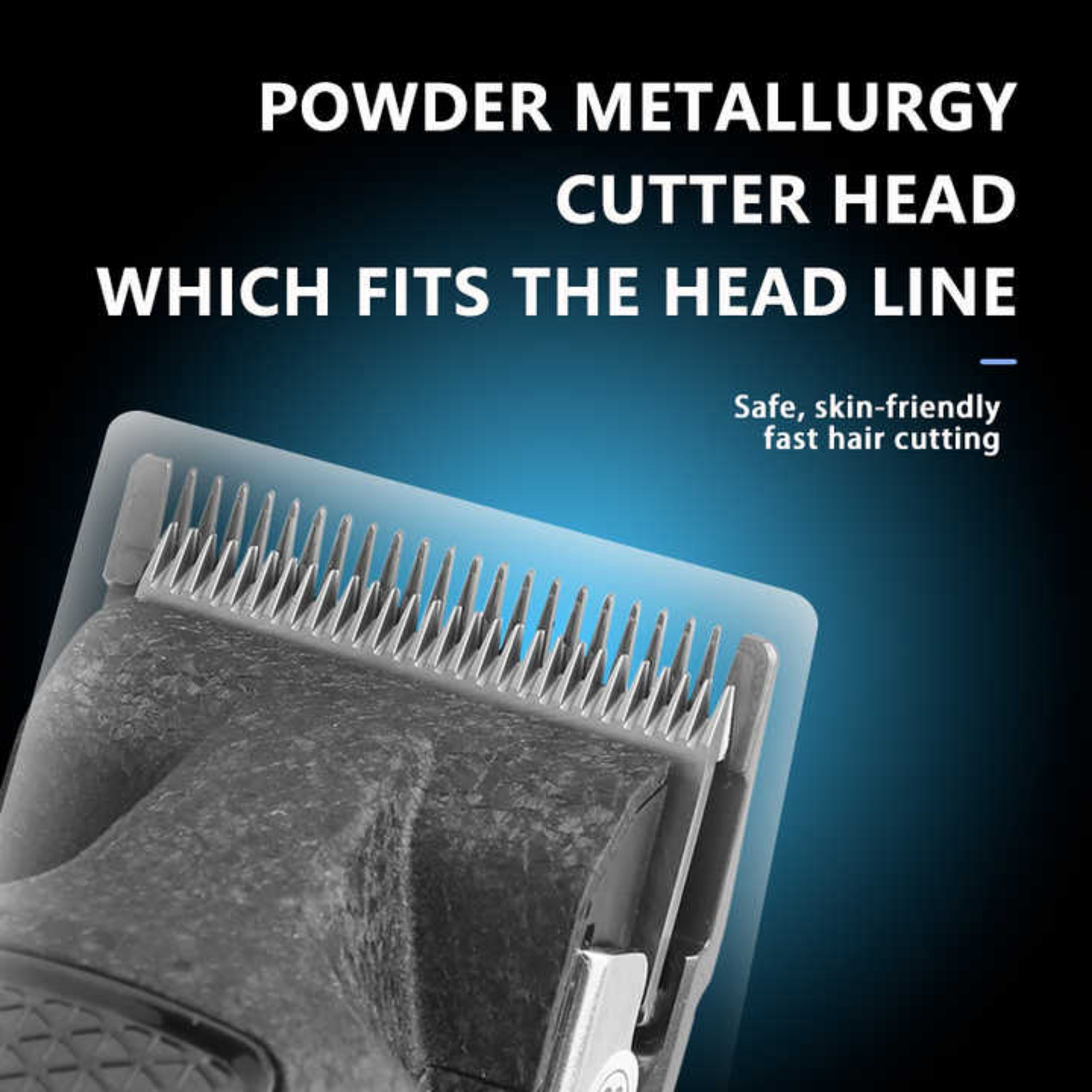 ماشین اصلاح موی سر و صورت شارژی کیمی مدل KM-8552 & KM-8553 مجموعه 2 عددی