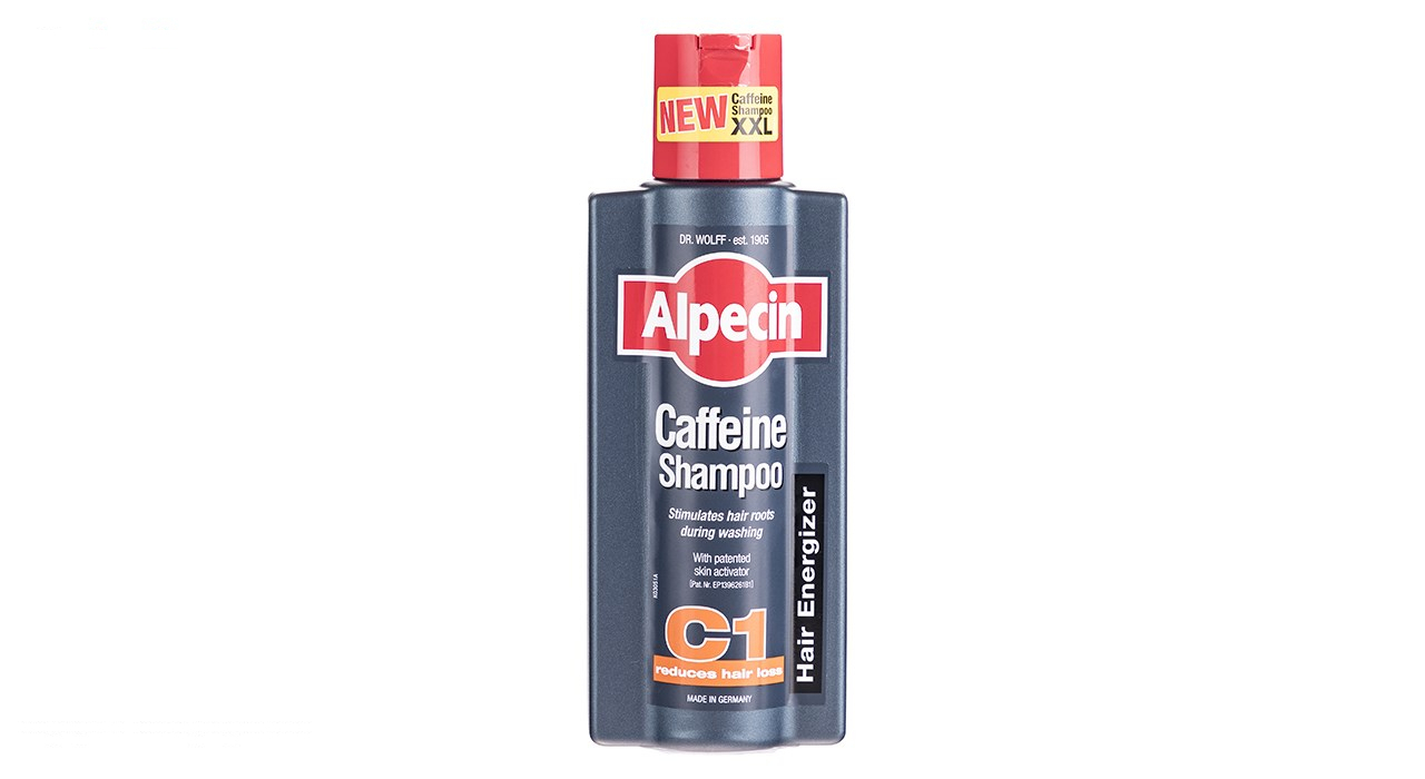 شامپو ضد ریزش مو آلپسین مدل Caffeine C1 حجم 375 میلی لیتر