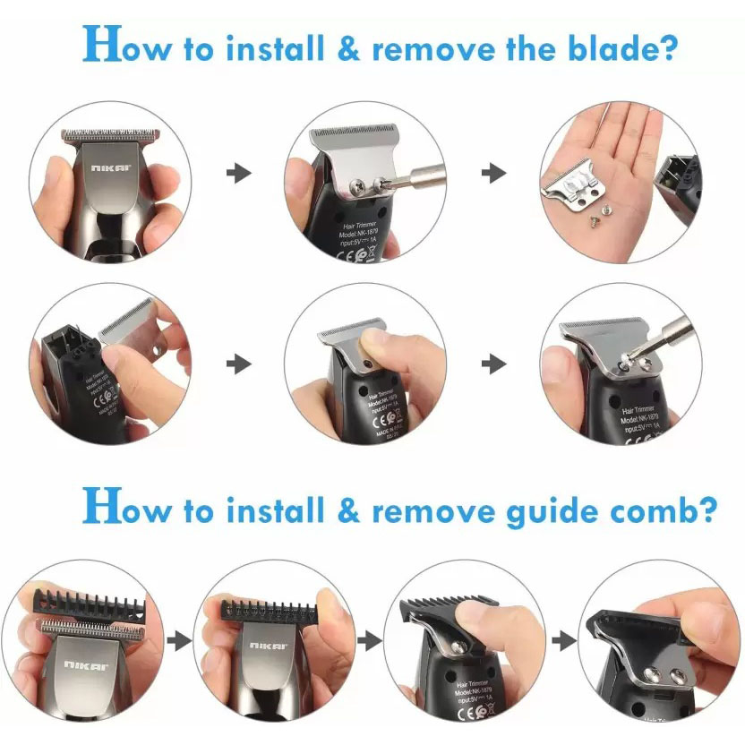 ماشین اصلاح موی سر و صورت نیکای مدل NK-1879