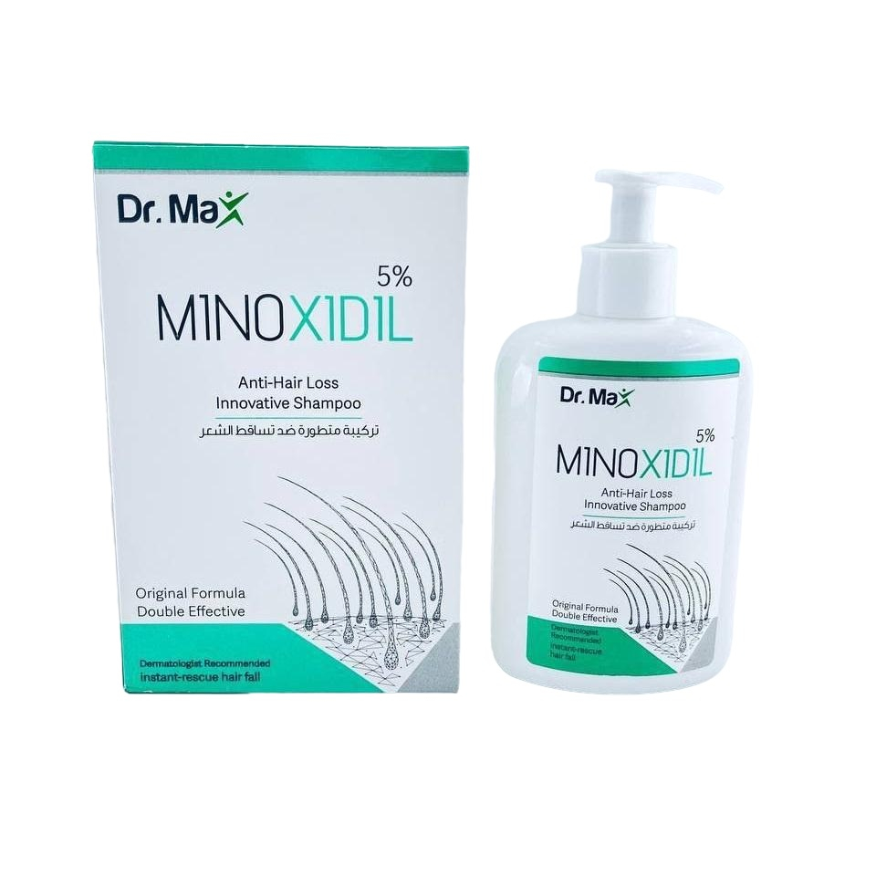 شامپو ضد ریزش مو دکتر مکس مدل MINOXIDIL حجم 250 میلی لیتر