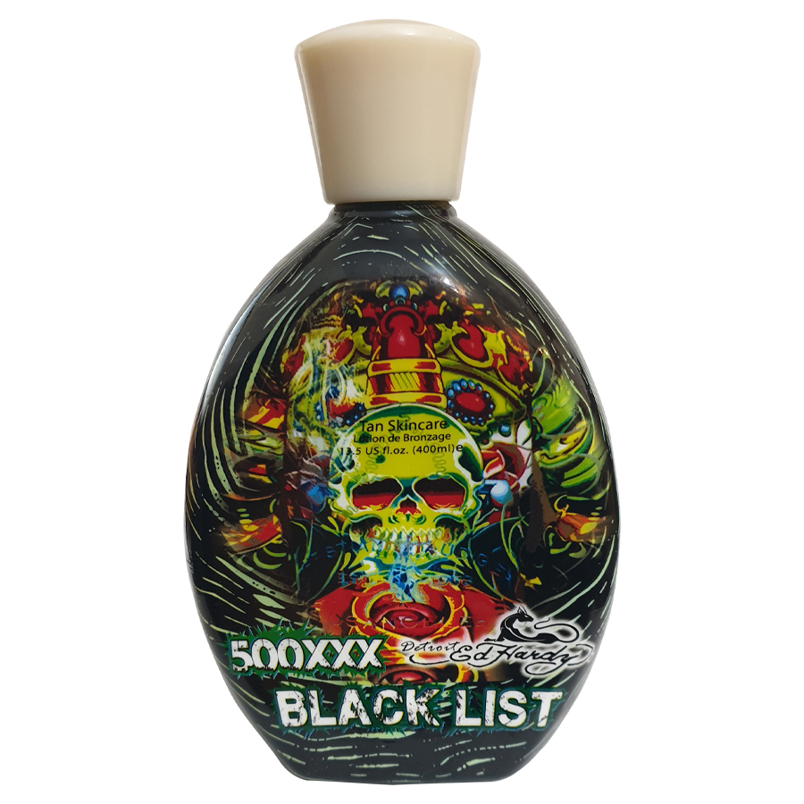 لوسیون سولاریوم اد هاردی سری BLACK LIST مدل 500XXX حجم 400 میلی لیتر