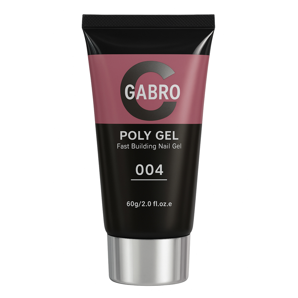 پلی ژل کاشت ناخن گبرو مدل 004 وزن 60 گرم رنگ هلویی