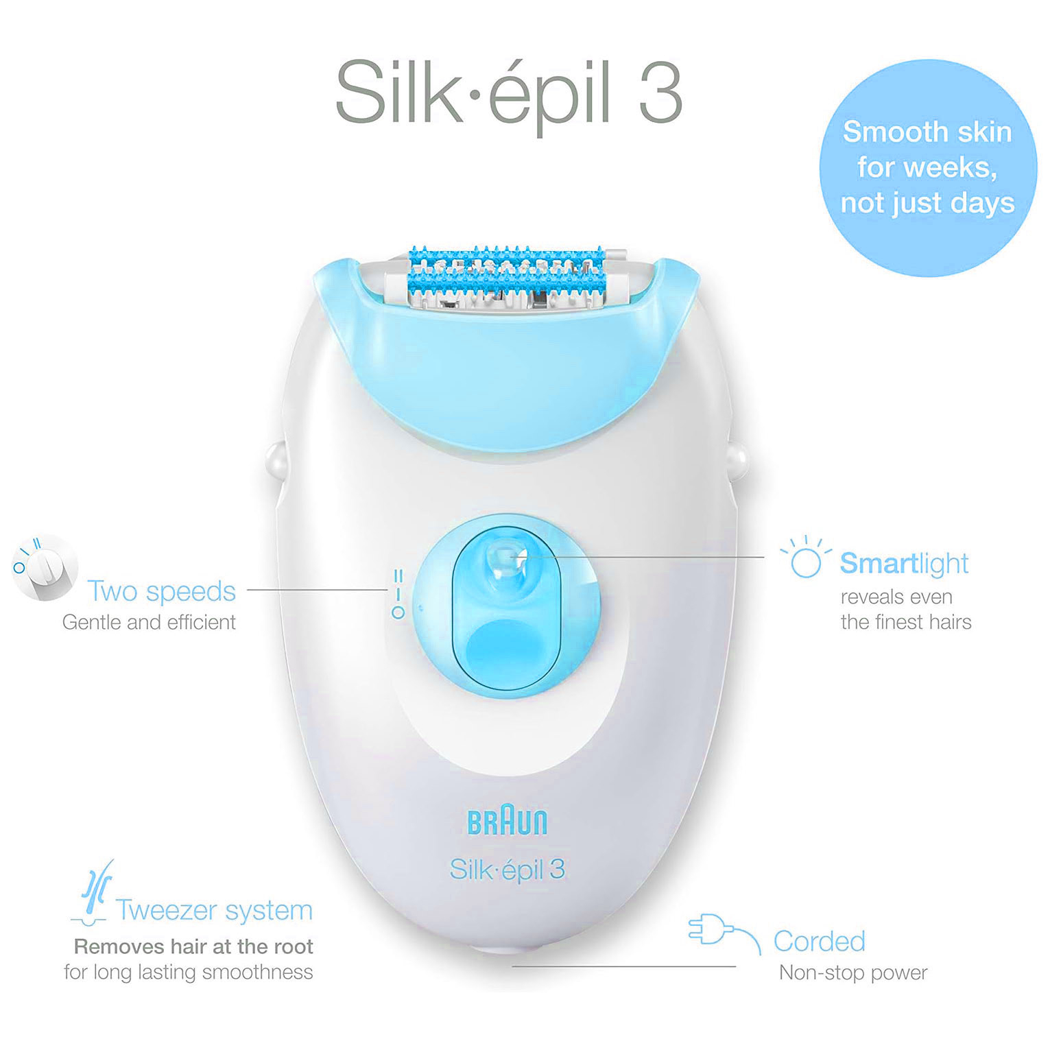 اپیلاتور براون مدل SE3-430