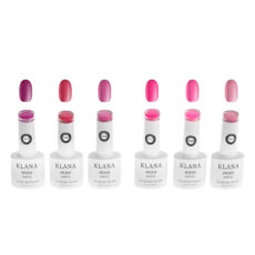 لاک ژل براق ناخن کلانا مدل گل رز