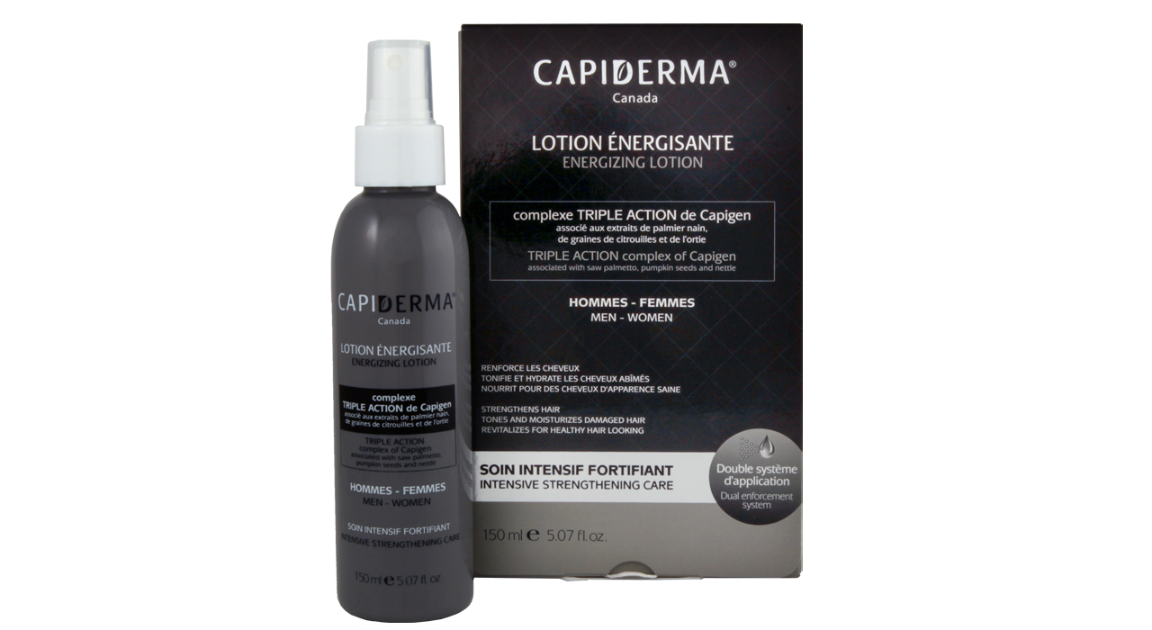 لوسیون ضد ریزش و تقویت کننده مو کپیدرما مدل energizing lotion حجم 150میلی لیتر