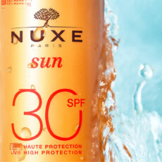 اسپری ضد آفتاب نوکس SPF 30 مدل Delicieux مناسب انواع پوست حجم 150 میلی‌لیتر