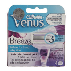 تیغ یدک ژیلت مدل Venus Breeze Shaving Cartridges Pack of 4