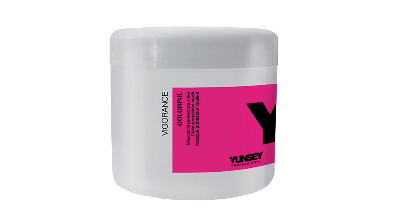 ماسک موی یانسی مدل ترمیم کننده و محافظ رنگ مو حجم 500 میلی لیتر