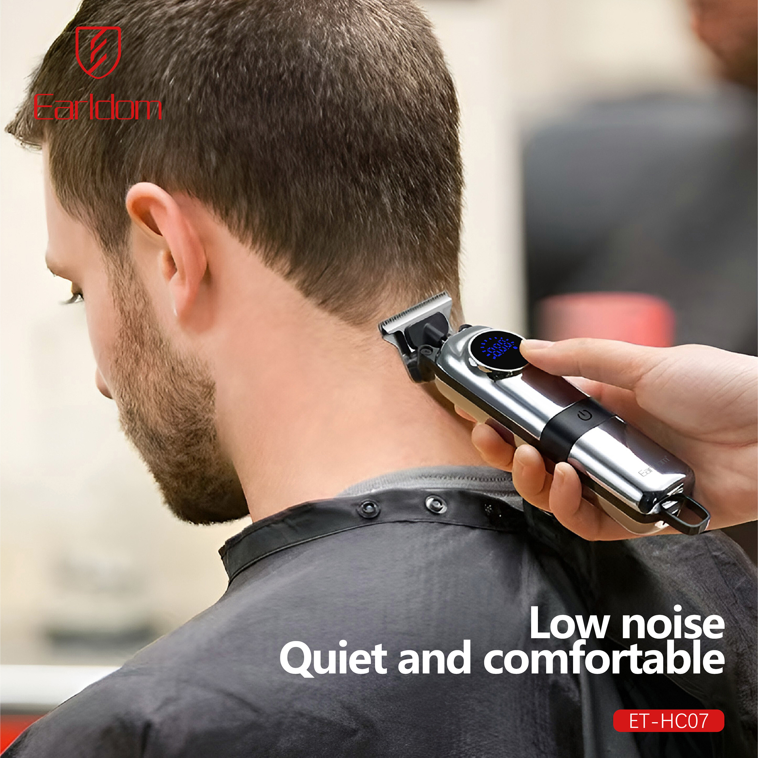 ماشین اصلاح موی سر و صورت شارژی ارلدام مدل HC07