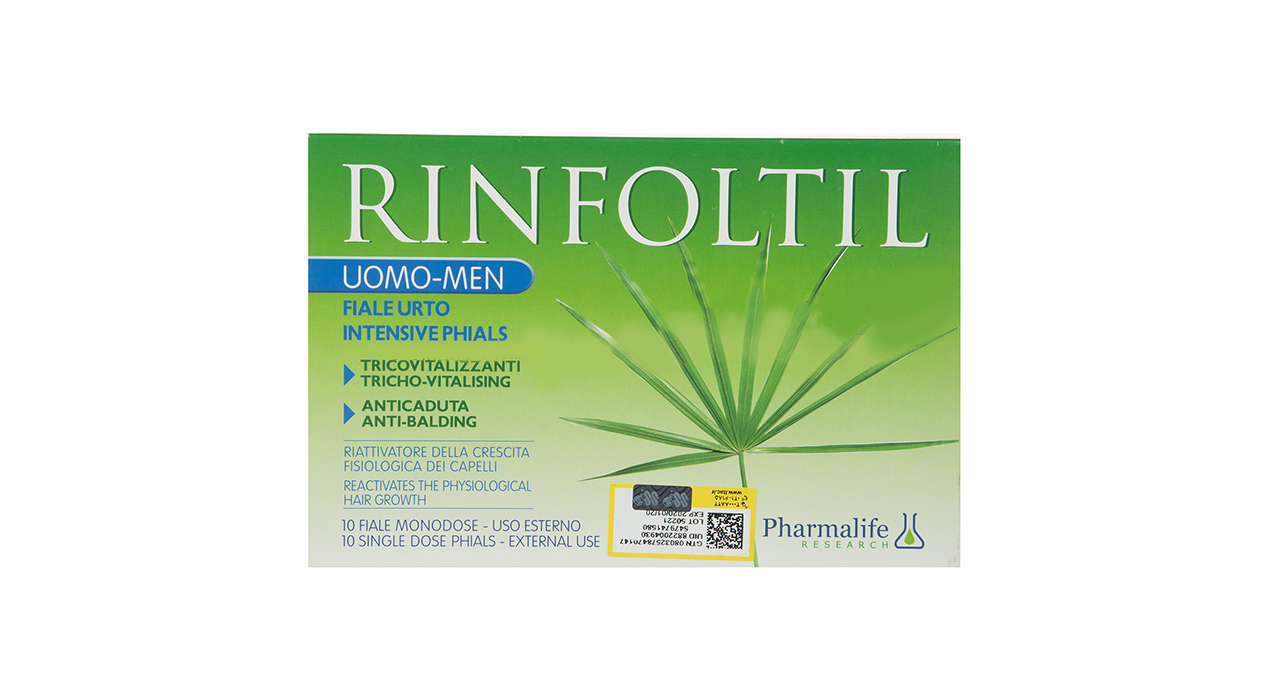 محلول تقویت کننده موی مردانه رینفولتیل مدل Intensive Phials