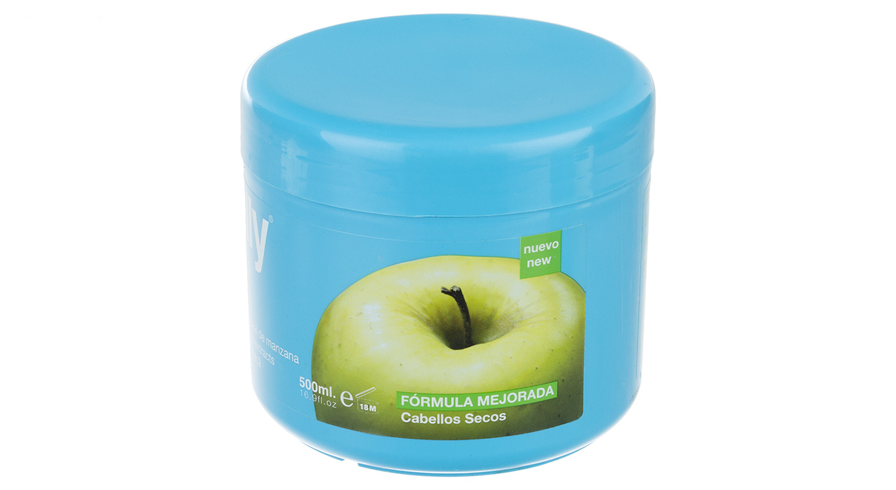 ماسک مو نلی مدل Green Apple حجم 500 میلی لیتر