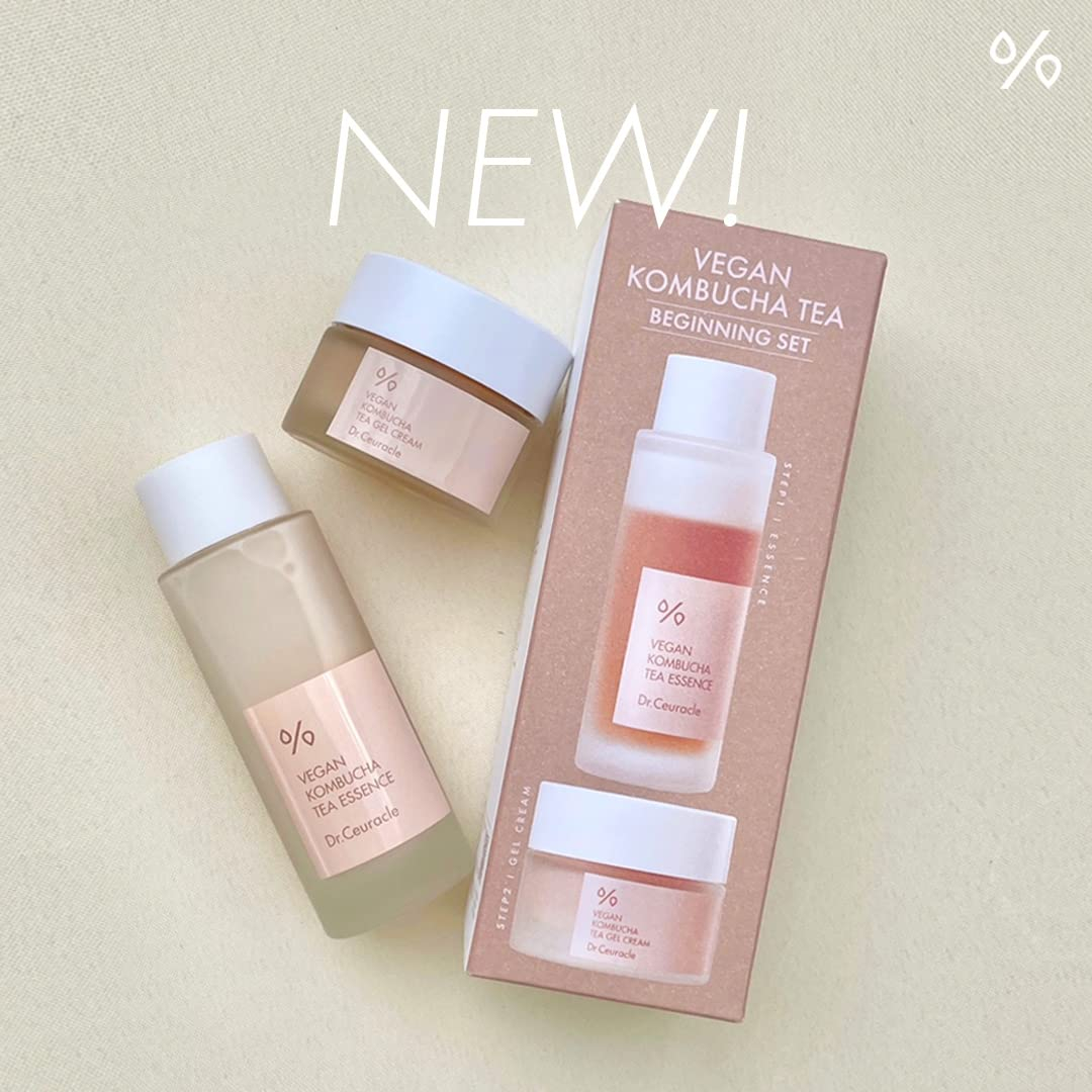 ژل کرم مرطوب کننده صورت دکتر سراکل مدل Kombucha Tea مناسب برای انواع پوست حجم 30 میلی لیتر به همراه سرم آبرسان صورت دکتر سراکل مدل Kombucha Tea مناسب برای انواع پوست حجم 50 میلی لیتر