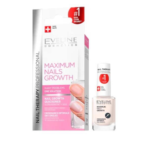 لاک تقویت کننده ناخن اولاین مدل maximum حجم 12 میلی لیتر