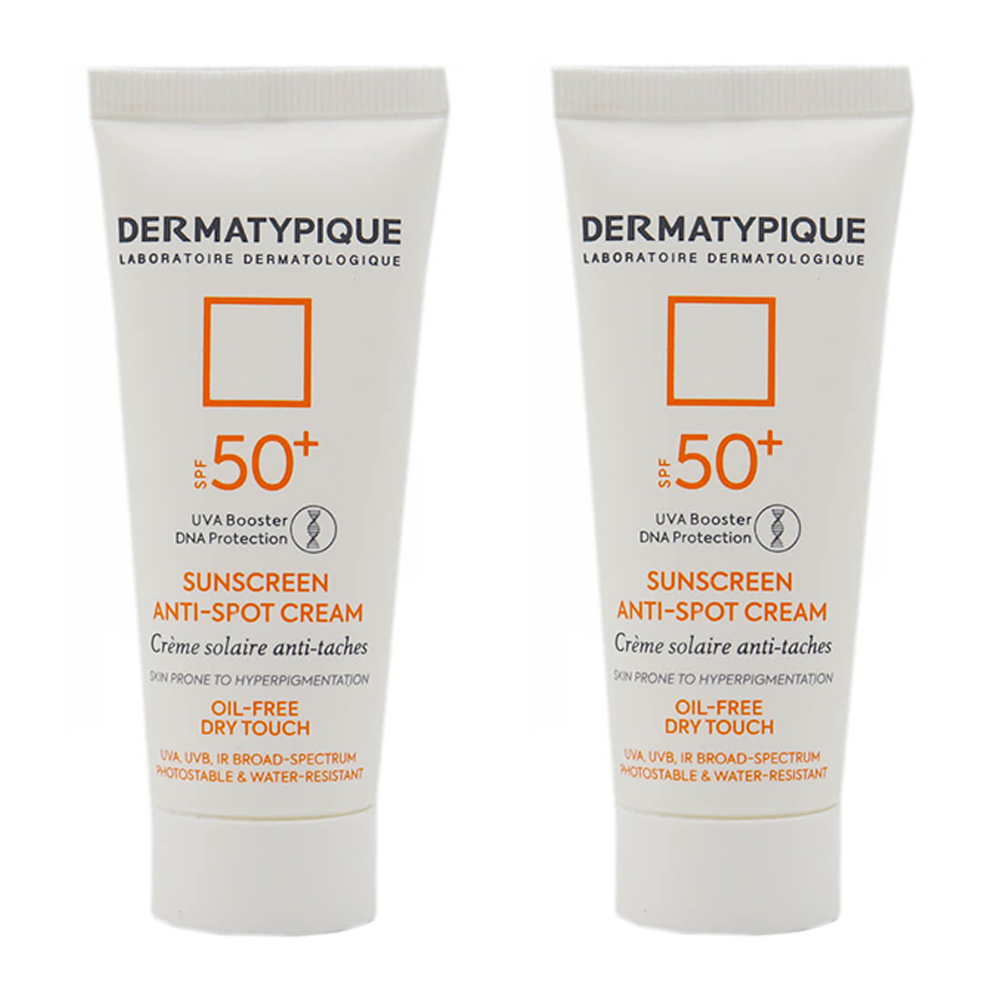 کرم ضد آفتاب درماتیپیک مدل Anti spot حجم 40 میلی لیتر بسته 2 عددی