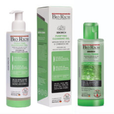 ژل شستشو صورت بایوریچ مدل gemischt حجم 200 میلی لیتر به همراه تونر بایوریچ مدل سبوریچ حجم 200 میلی لیتر