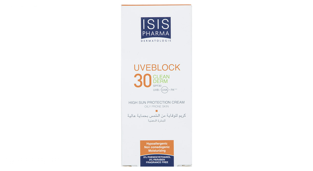 کرم ضد آفتاب آیسیس فارما مدل UVEBlock 30 حجم 40 میلی لیتر