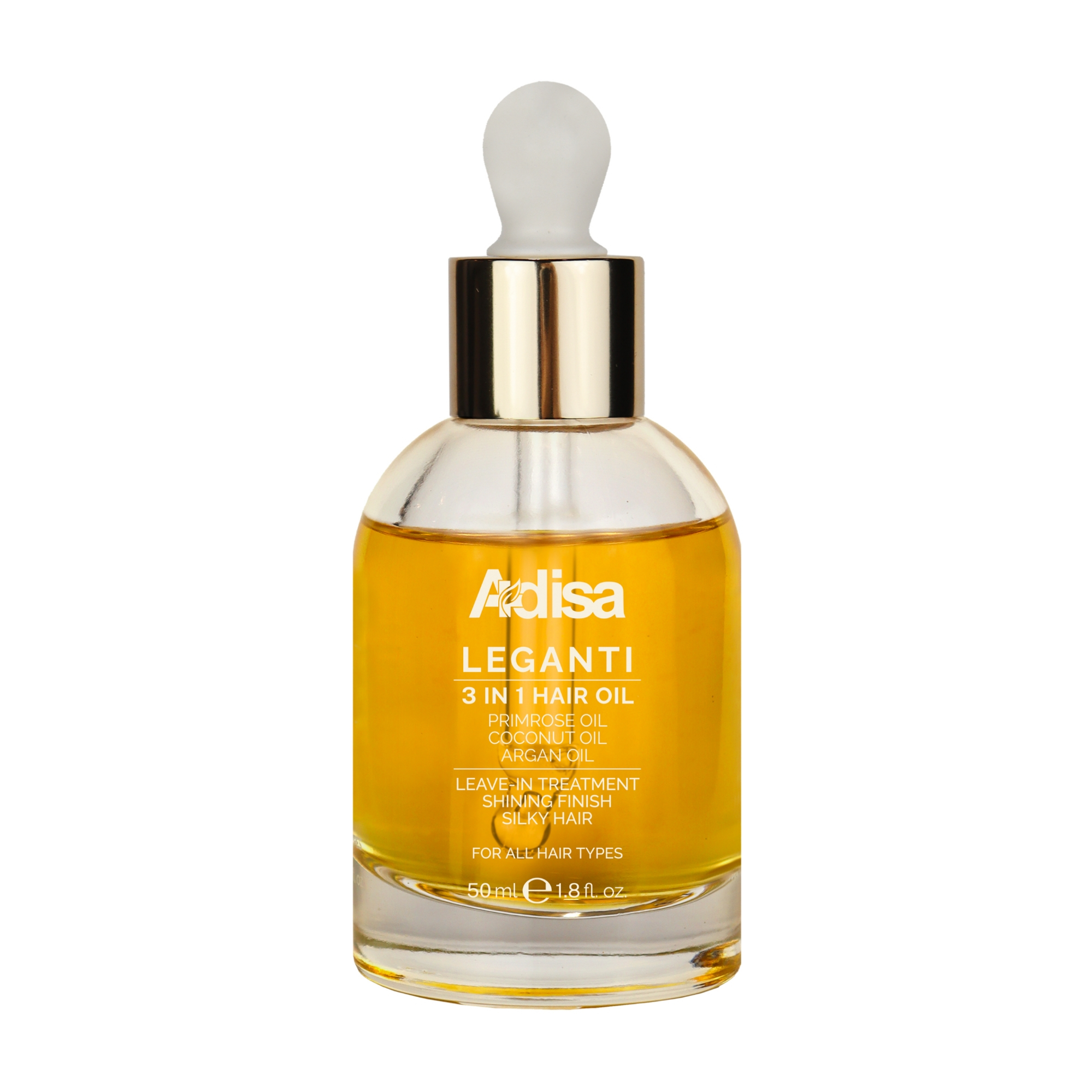 روغن مو آدیسا مدل leganti مناسب برای انواع مو حجم 50 میلی لیتر