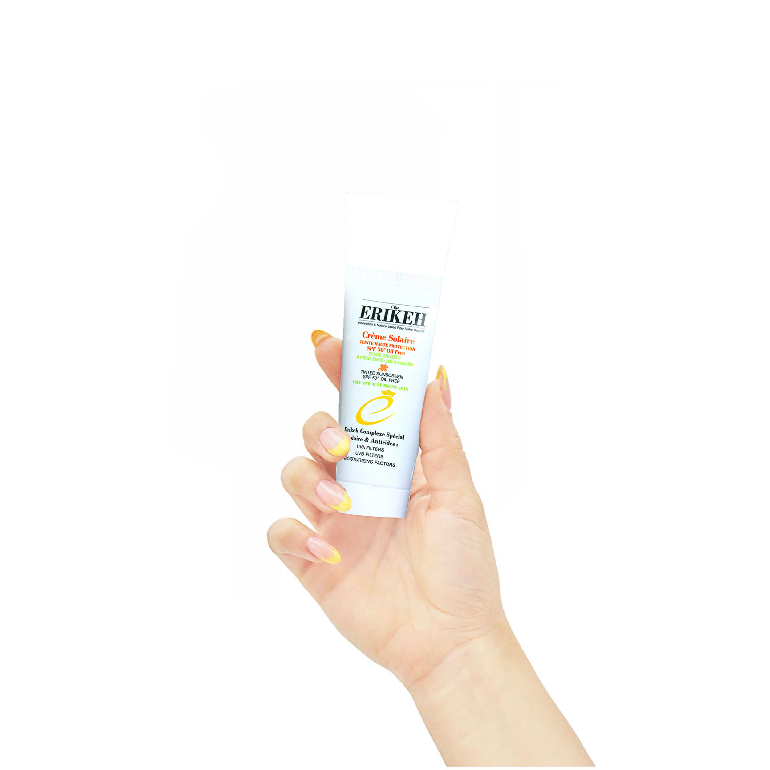 کرم ضد آفتاب رنگی اریکه SPF 50 مدل Solarie And Antirides مناسب پوستهای چرب و اکنه ای حجم 50 میلیلیتر
