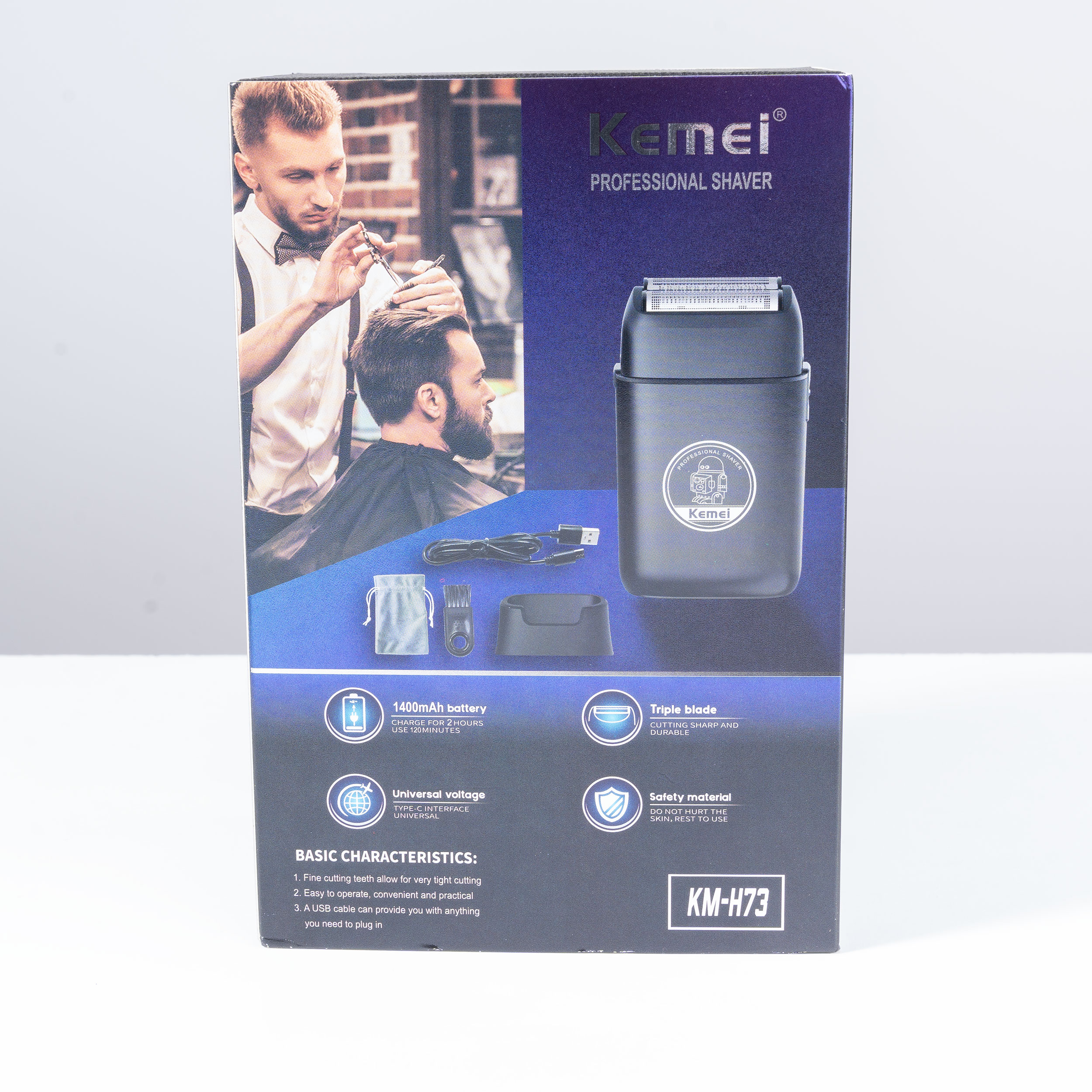 ماشین اصلاح موی صورت کیمی مدل KM-H73