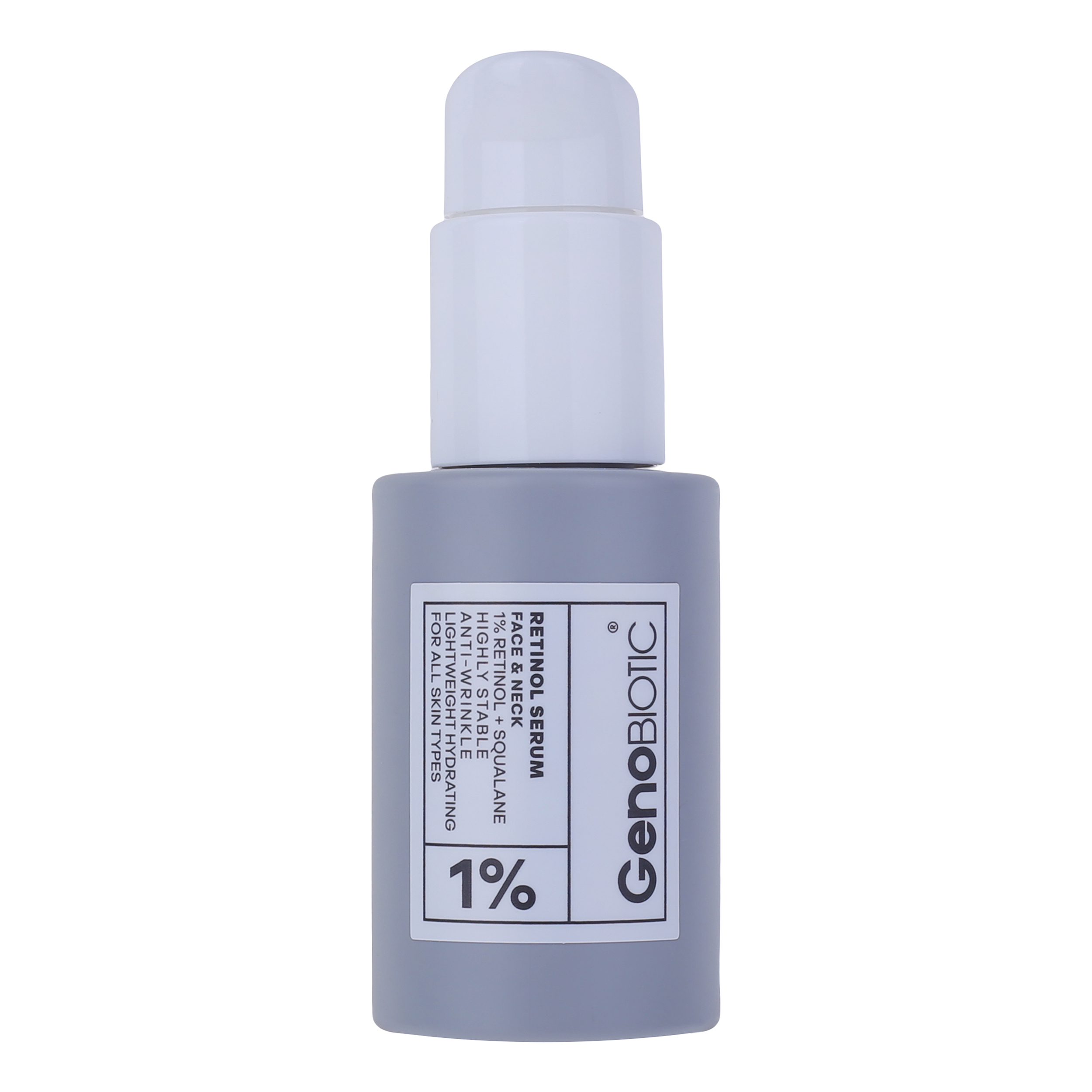 سرم پوست ژنوبایوتیک مدل رتینول سازگار با انواع پوست حجم 30 میلی لیتر