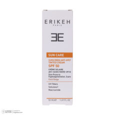 کرم ضد آفتاب رنگی اریکه SPF50 مدل Anti-Spot مناسب انواع پوست حجم 50 میلیلیتر