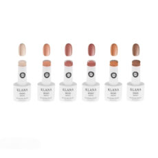 لاک ژل براق ناخن کلانا مدل گل اقاقیا مجموعه 6 عددی