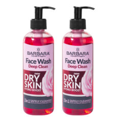 ژل شستشو صورت باربارا مدل HYDRO BOOST حجم 370 میلی لیتر بسته 2 عددی