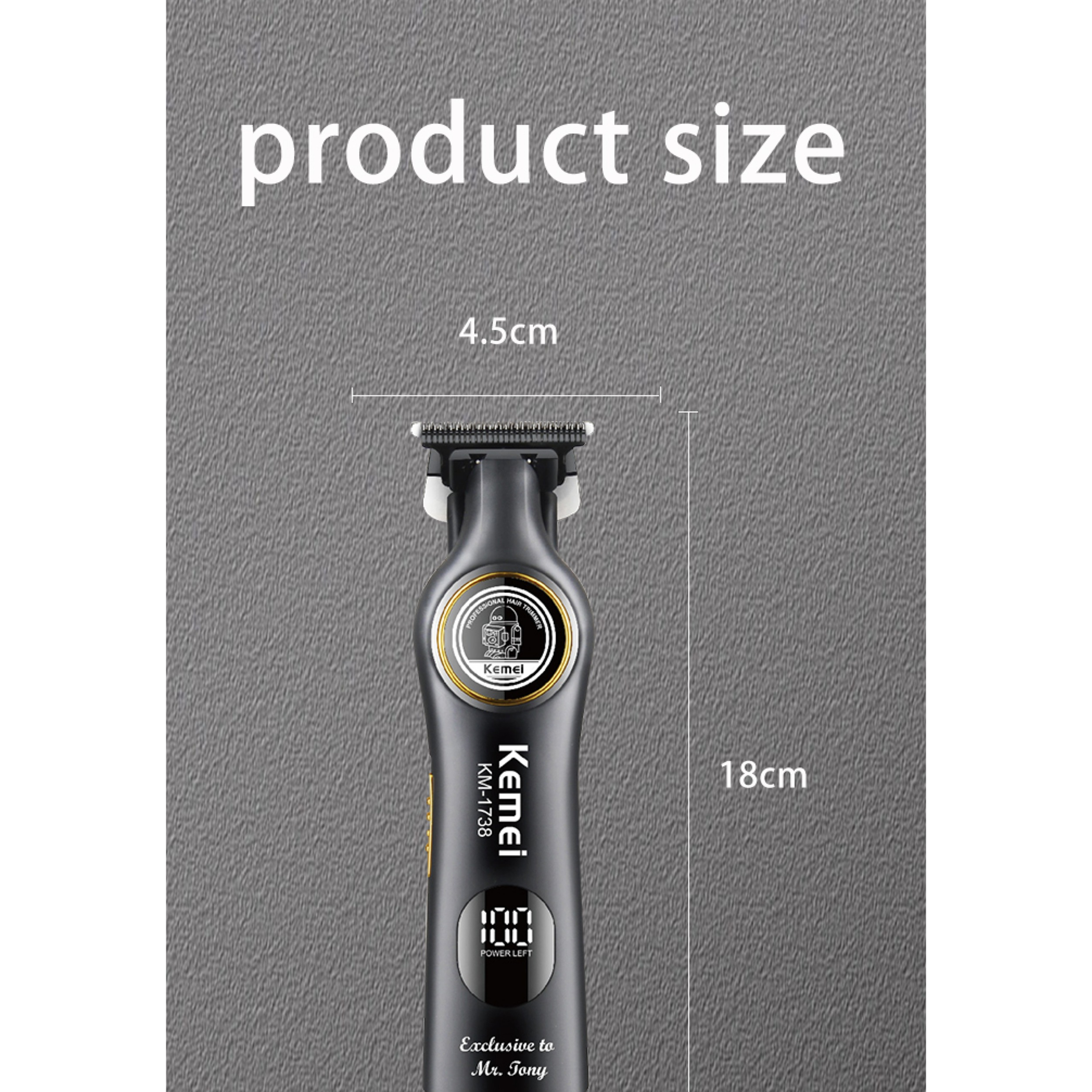 ماشین اصلاح موی سر و صورت شارژی کیمی مدل km-1738