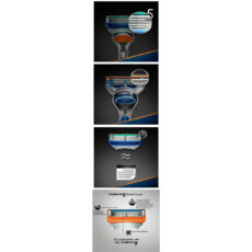 خود تراش ژیلت مدل Fusion 5