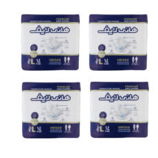 پوشینه بزرگسال هانی لایف مدل 004 سایز بزرگ چهار بسته 14 عددی