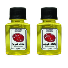 روغن بادام شیرین عطاری مجذوبی کد 17 وزن 120 گرم بسته 2 عددی