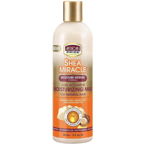 کرم مو آفریکن پراید مدل SHEA MIRACLE حجم 355 میلی لیتر