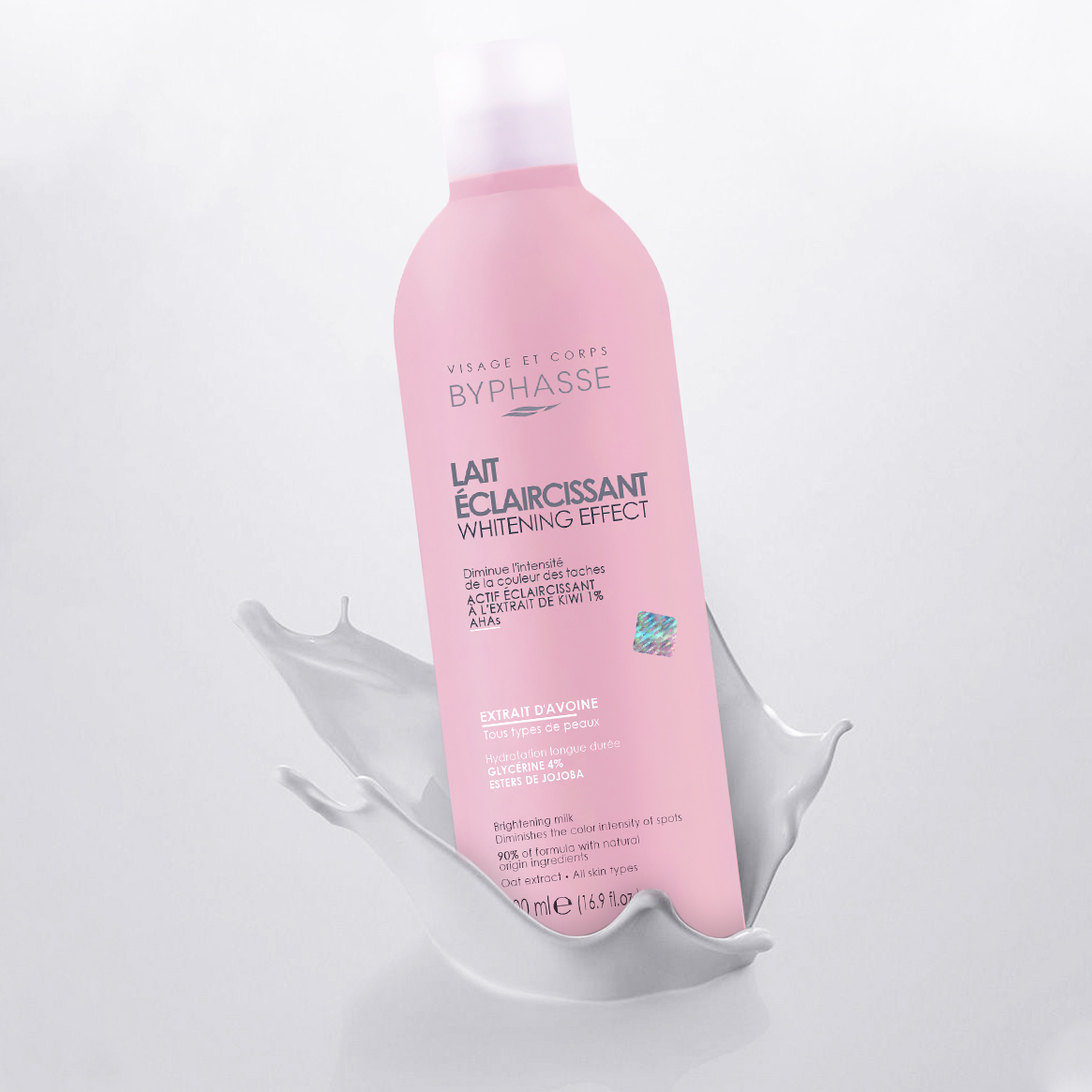 شیر بدن بایفس مدل روشن کننده حجم 500 میلی لیتر