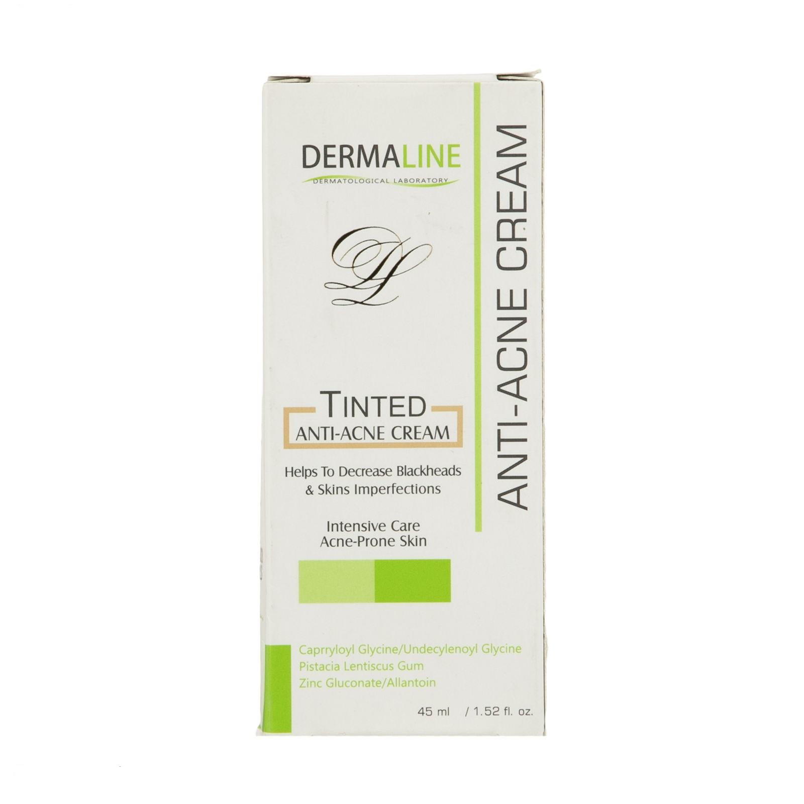 کرم ضد جوش درمالاین مدل TINTED حجم 45 میلی لیتر مجموعه 2 عددی