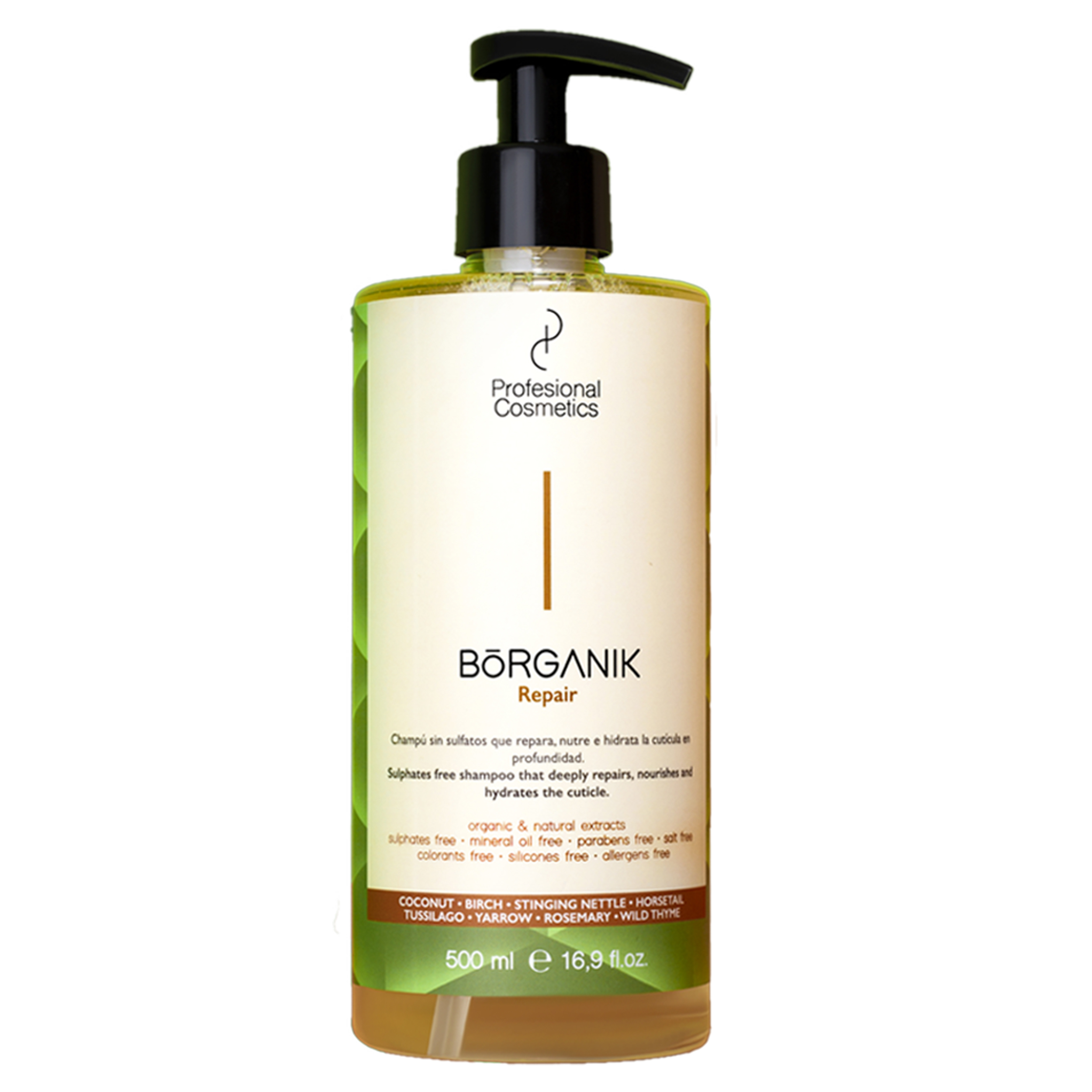 شامپو تقویت کننده و ترمیم کننده مو پروفشنال کازمتیکز مدل Repair حجم 500 میلی لیتر