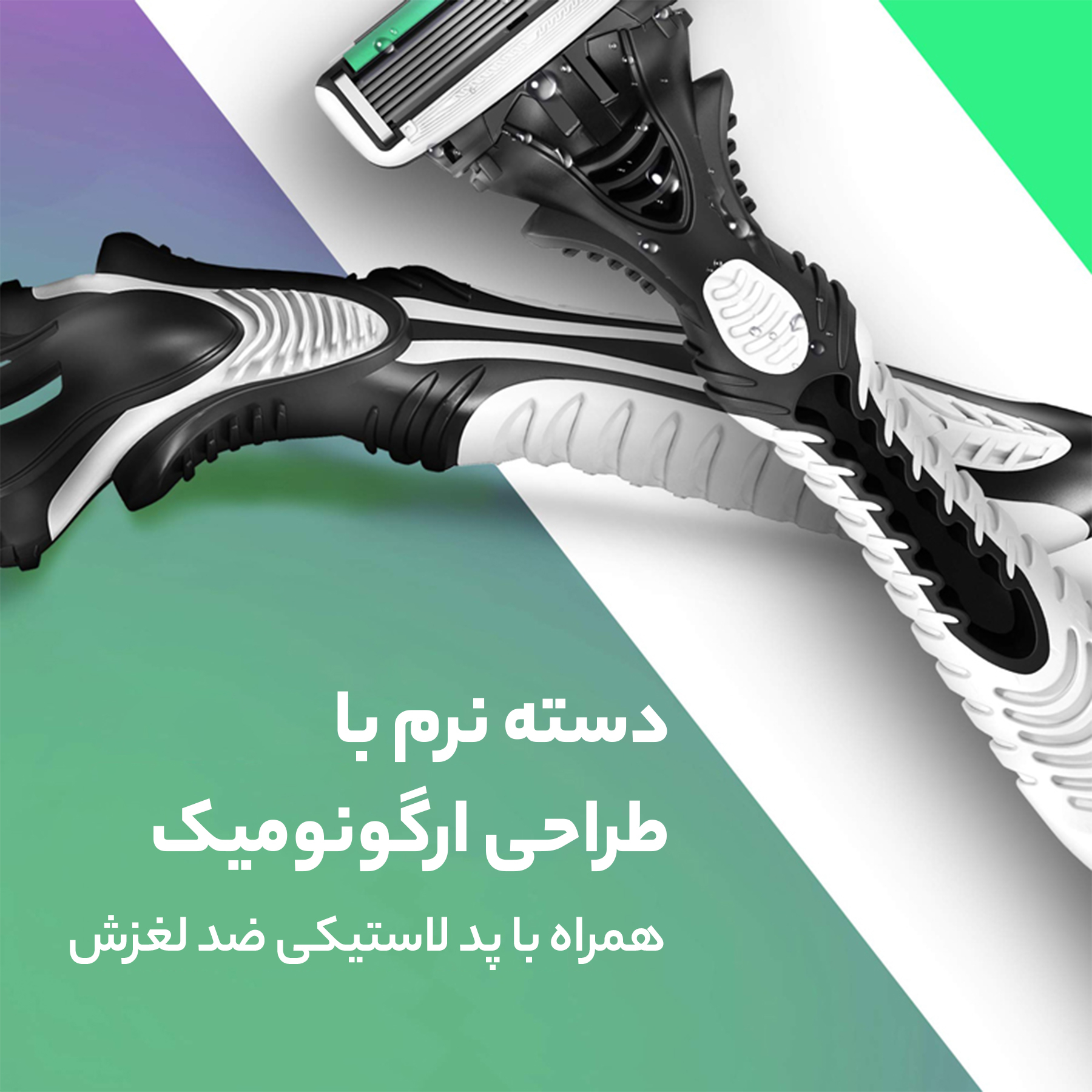 خود تراش دورکو مدل 6blade تحت لیسانس بسته 10 عددی