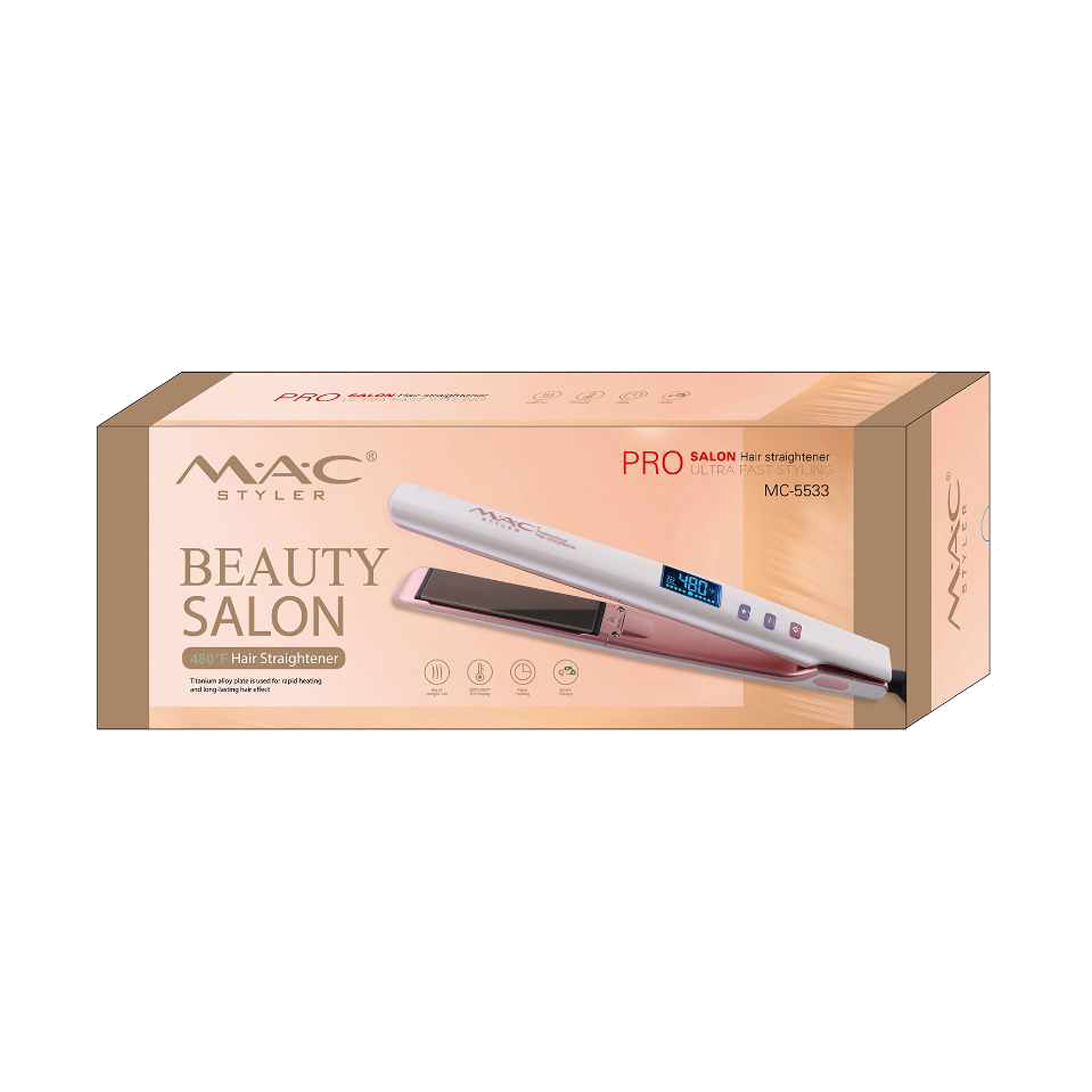 اتو و حالت دهنده مو مک استایلر مدل MC-5533