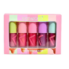 رژ لب مایع کوین اند کوکو مدل شاینی شماره 055 مجموعه 5 عددی