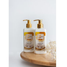 کرم مرطوب کننده و آبرسان لایت بیوتی مدل شی باتر آرگان حجم 250 میلی لیتر مجموعه 3 عددی