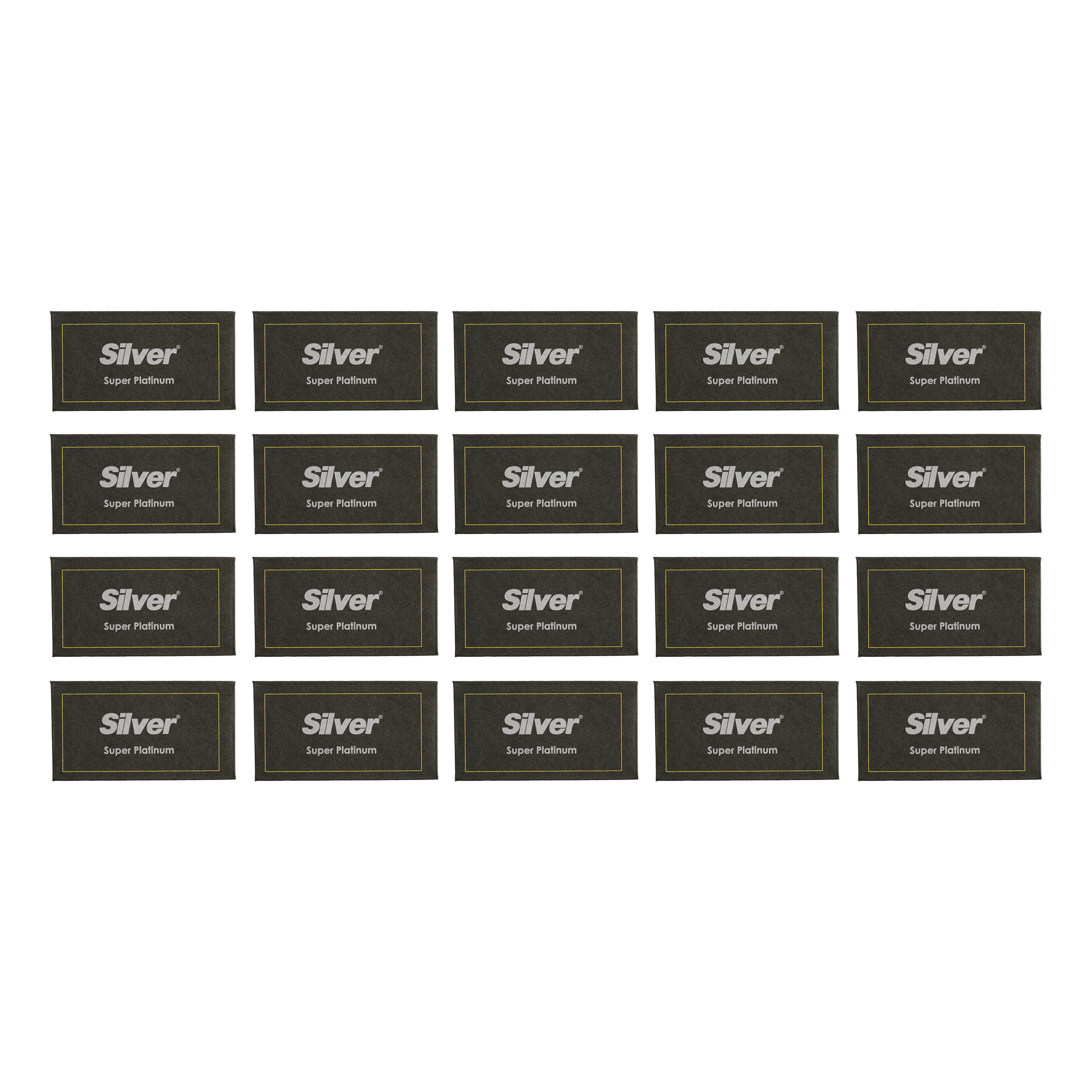 تیغ یدک سیلور مدل Super مجموعه 20 عددی