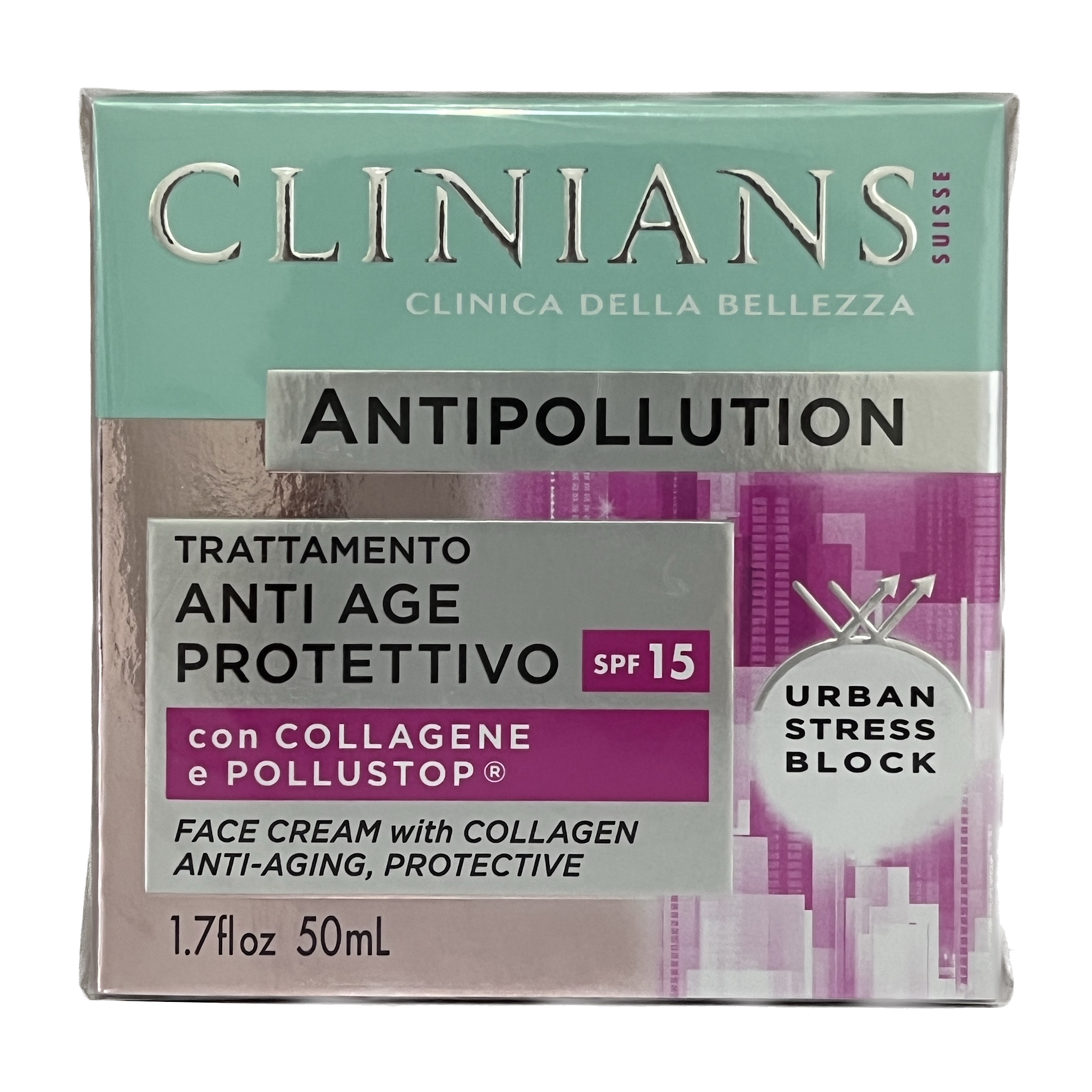 کرم ضد چروک کلینیانس مدل Antipollution حجم 50 میلی لیتر