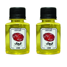 روغن کرچک عطاری مجذوبی مدل 006 وزن 120 گرم بسته 2 عددی