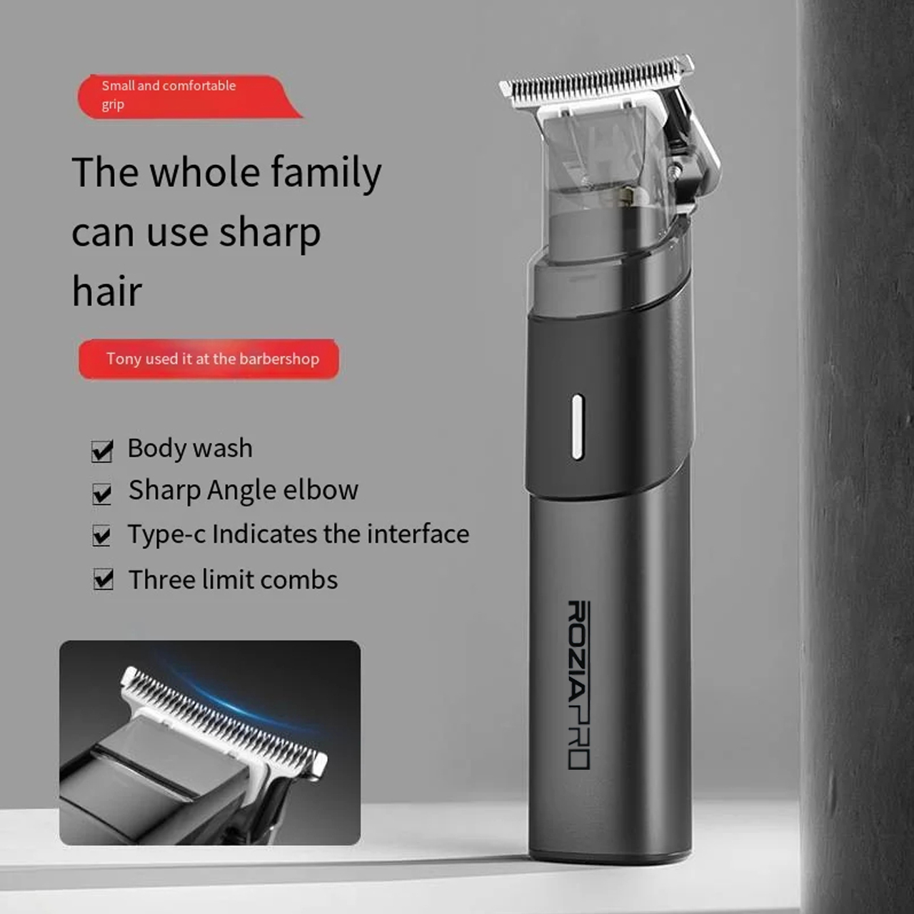 ماشین اصلاح موی سر و صورت روزیا پرو مدل HQ367