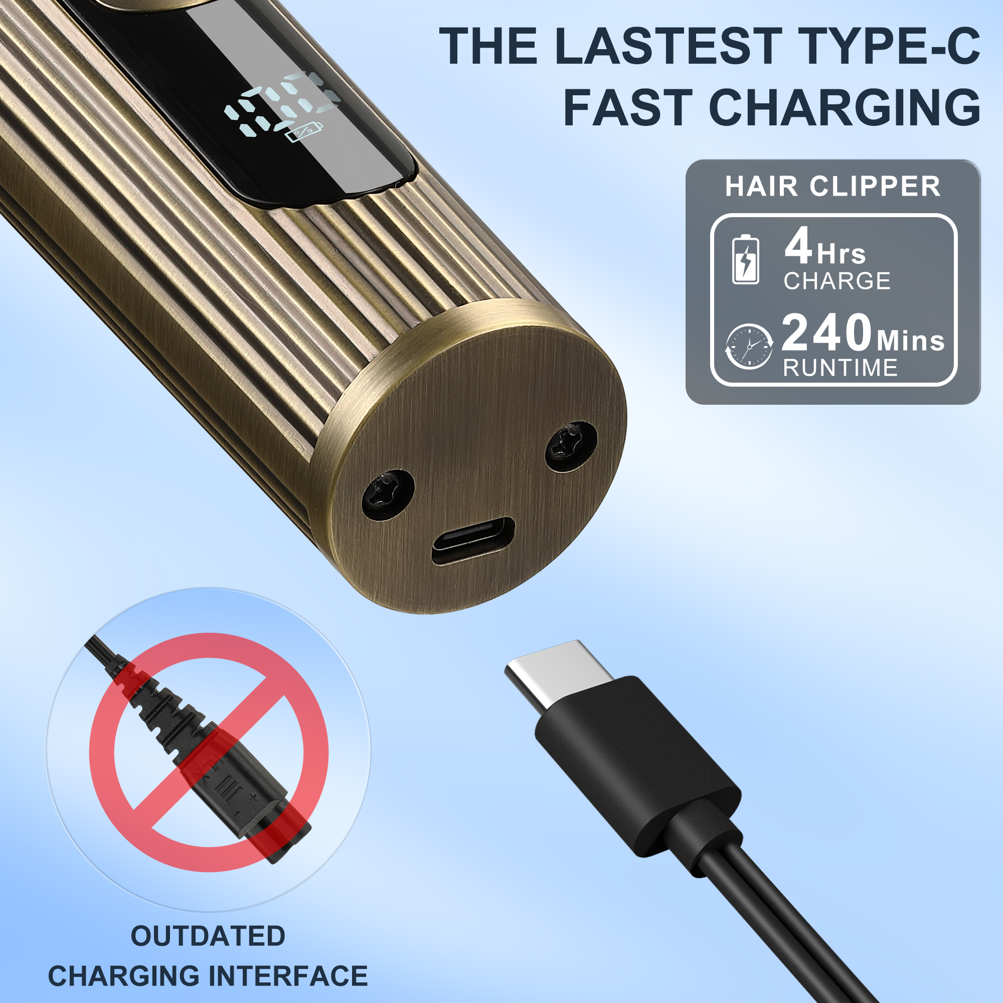 ماشین اصلاح موی سر و صورت شارژی هاتکر مدل HT-6079