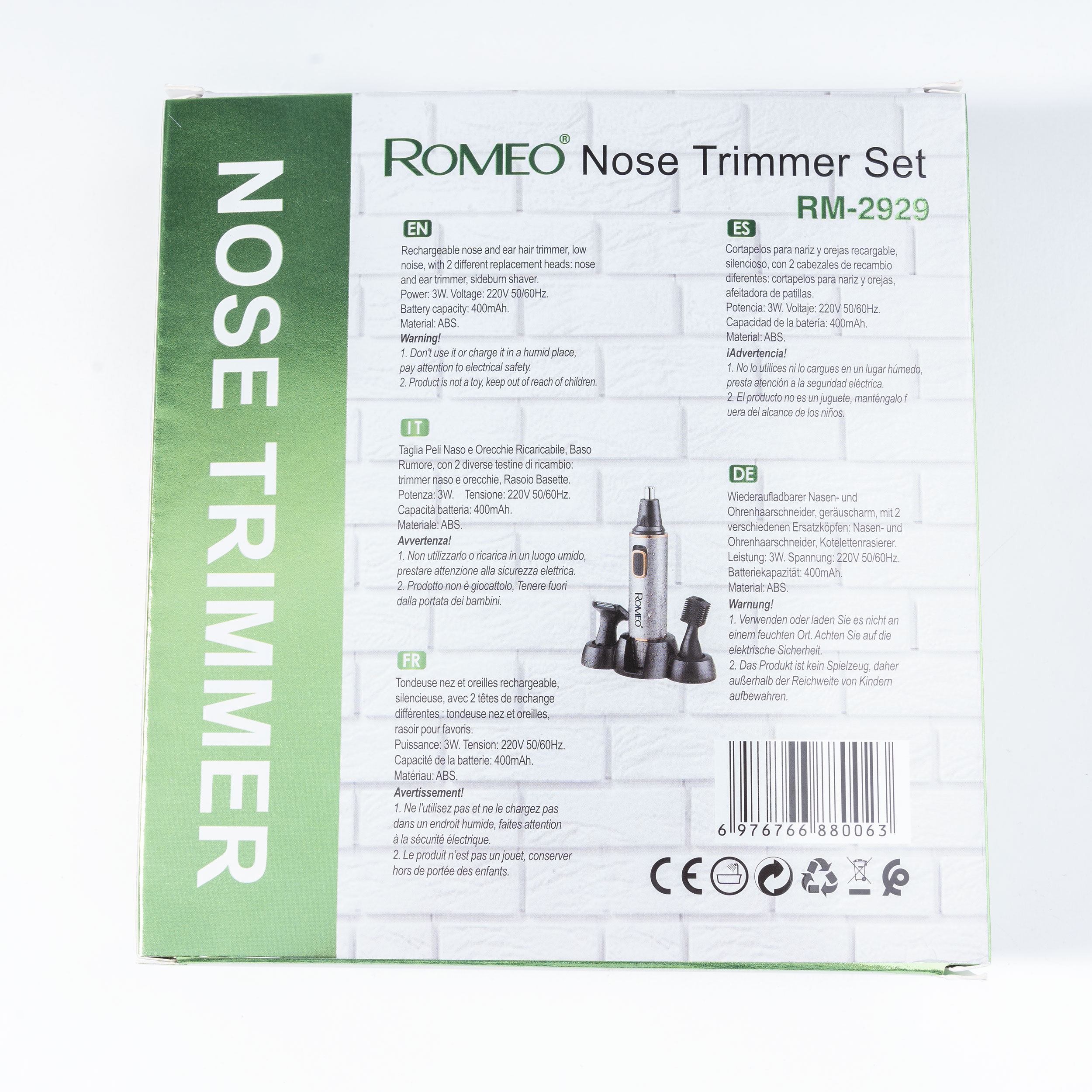 موزن گوش و بینی و خط زن رومئو مدل RM-2929