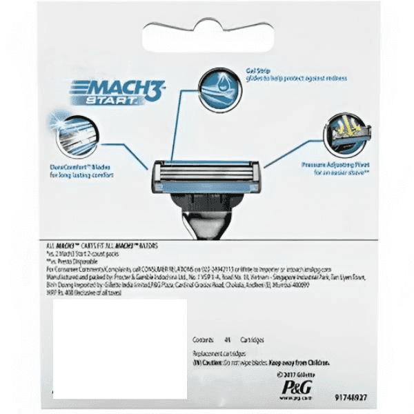 تیغ یدک مدل MACH3 START بسته 2 عددی