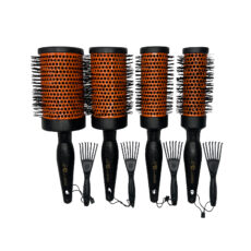 برس مو مدل گرد بسته چهار عددی