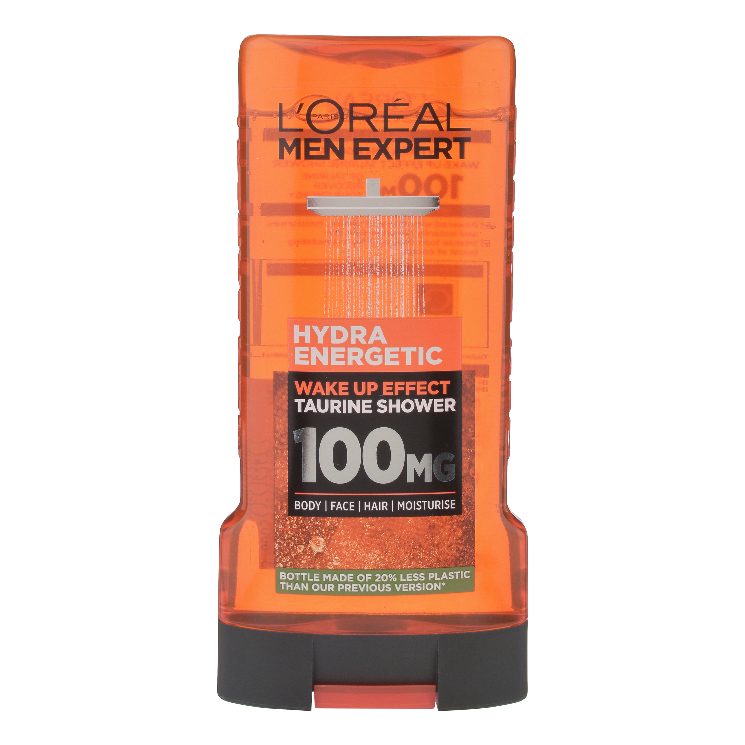 شامپو سر و بدن مردانه لورآل مدل Hydra Energetic با رایحه خنک مناسب برای انواع پوست حجم 300 میلی‌لیتر