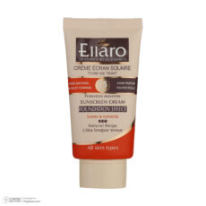 کرم ضد آفتاب رنگی الارو SPF25 سری Foundation Effect مدل Natural Beige مناسب انواع پوست تحت لیسانس حجم 40 میلی لیتر