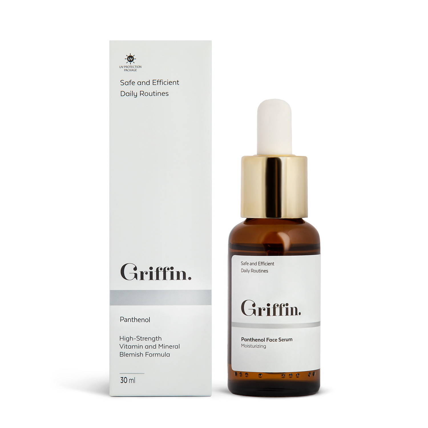 سرم پوست گریفین مدل پانتنول حجم 30 میلی لیتر